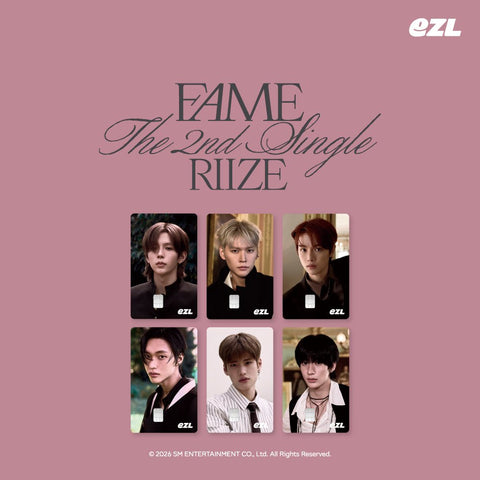 RIIZE - [Fame] EZL Transportation Card (Korea) ANTON Ver. - Baro7 Best Kpop Store