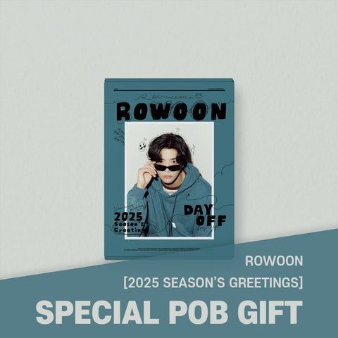 RO WOON - 2025 SEASON'S GREETINGS - DAY OFF / GIFT - Baro7 Best Kpop Store