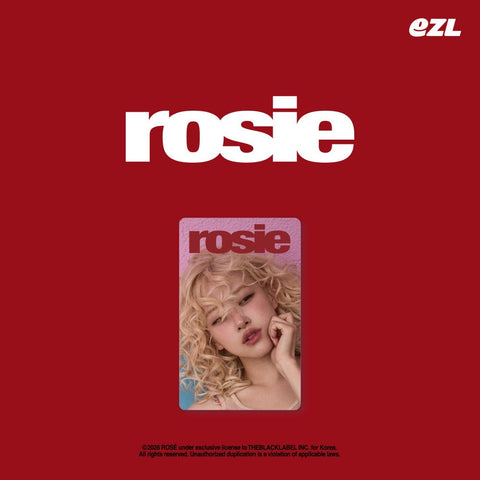 ROSÉ - [rosie] EZL Transportation Card (Korea) A Ver. - Baro7 Best Kpop Store