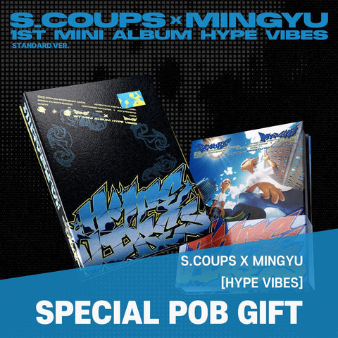 S.COUPS X MINGYU (SEVENTEEN) - 1st Mini Album [HYPE VIBES] Standard Ver. / GIFT - Baro7 Best Kpop Store