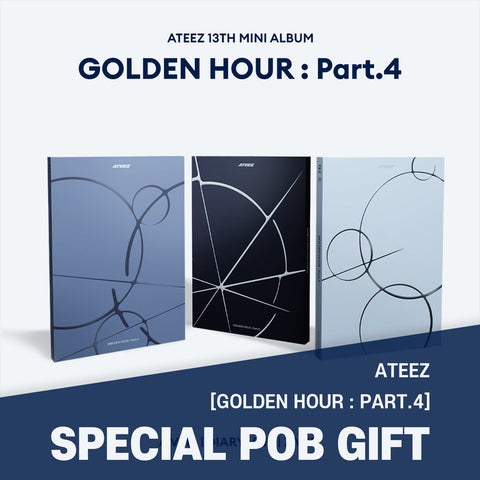 [SET] ATEEZ - [GOLDEN HOUR : Part.4] / GIFT - Baro7 Best Kpop Store