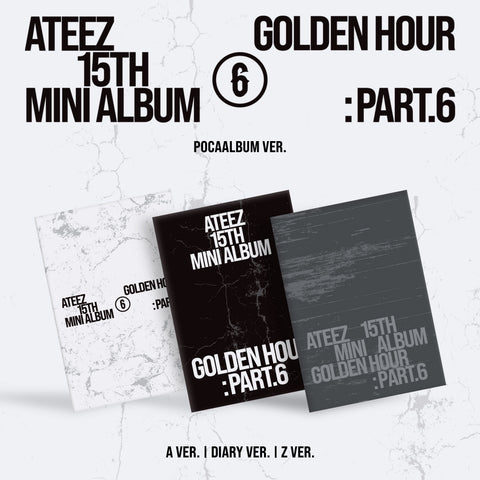 [SET] ATEEZ - [GOLDEN HOUR : Part.6] POCAALBUM - Baro7 Best Kpop Store