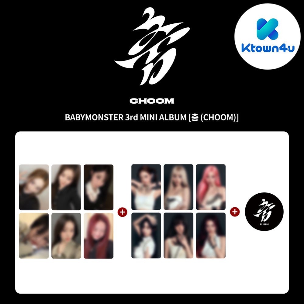 SET] BABYMONSTER - 3rd Mini Album [춤 (CHOOM)] - Baro7 Best Kpop Store