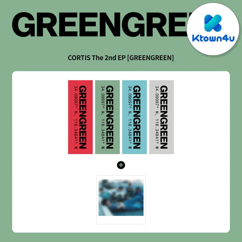 [SET] CORTIS - 2nd EP [GREENGREEN] Weverse Albums Ver. / GIFT - Baro7 Best Kpop Store