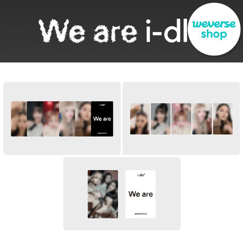 [SET] i - dle - 8th Mini Album [We are] Standard Ver. / GIFT - Baro7 Best Kpop Store