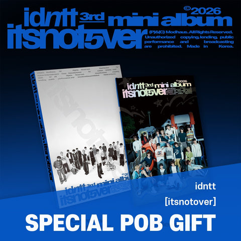 [SET] idntt - [itsnotover] / GIFT - Baro7 Best Kpop Store