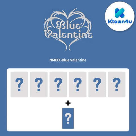 [SET] NMIXX - 1st Full Album [Blue Valentine] Standard Ver. / GIFT - Baro7 Best Kpop Store