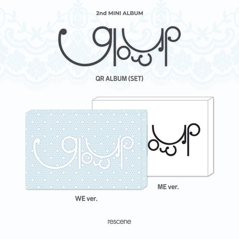 [SET] RESCENE - 2nd Mini Album [Glow Up] QR Ver. - Baro7 Best Kpop Store