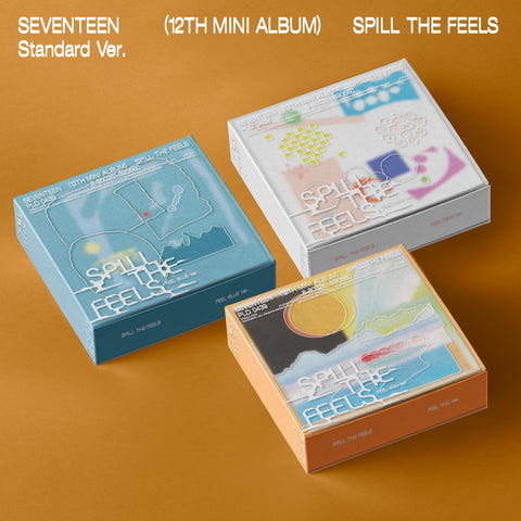 [SET] SEVENTEEN - 12th Mini Album [SPILL THE FEELS] Standard Ver. - Baro7 Best Kpop Store