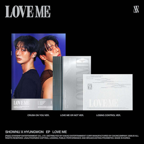 [SET] SHOWNU X HYUNGWON - EP [LOVE ME] - Baro7 Best Kpop Store