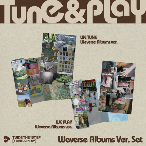 [SET] TUIDE - The 1st EP [TUNE & PLAY] Weverse Albums Ver. - Baro7 Best Kpop Store