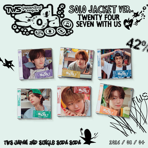 [SET] TWS - Japan 2nd Single [SODA SODA] Solo Jacket - Baro7 Best Kpop Store