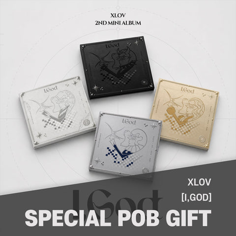 [SET] XLOV - 2nd Mini Album [I,God] / GIFT - Baro7 Best Kpop Store