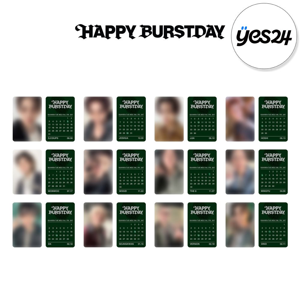SEVENTEEN - 5th Album [HAPPY BURSTDAY] DAREDEVIL Ver. / GIFT
