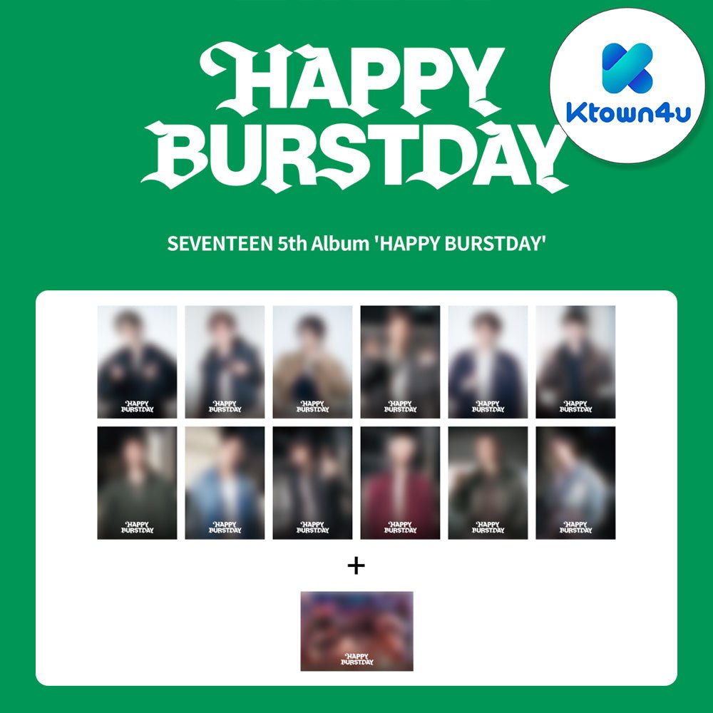 SEVENTEEN - 5th Album [HAPPY BURSTDAY] Standard Ver. / GIFT
