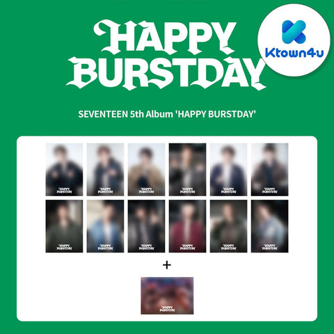 SEVENTEEN - 5th Album [HAPPY BURSTDAY] Standard Ver. / GIFT - Baro7 Best Kpop Store