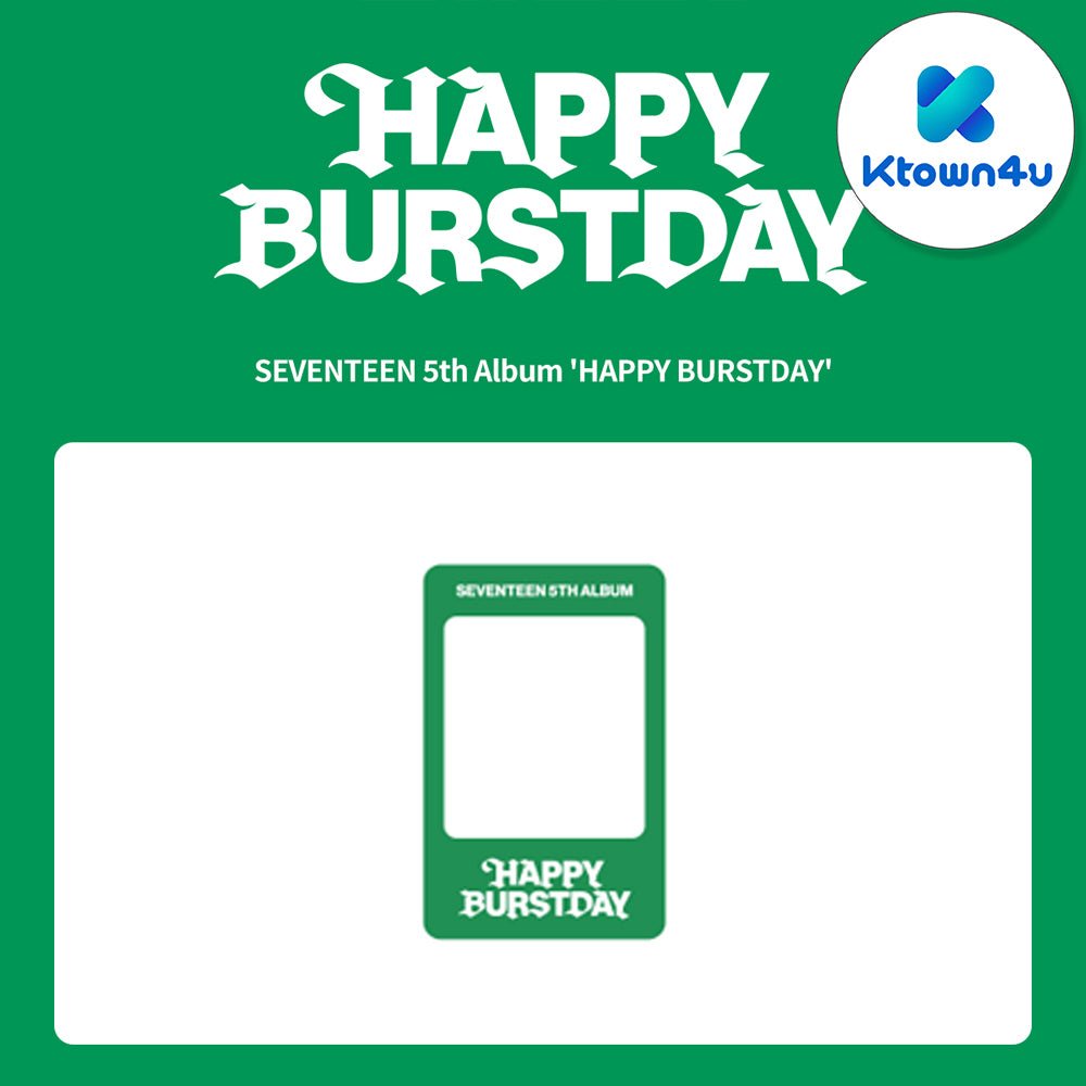 SEVENTEEN - 5th Album [HAPPY BURSTDAY] Weverse Albums Ver. / GIFT