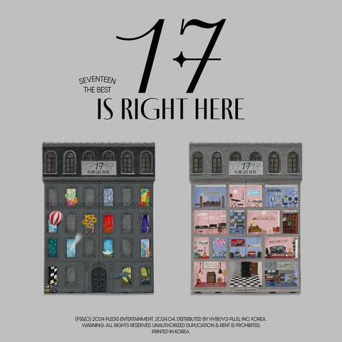 SEVENTEEN - BEST ALBUM [17 IS RIGHT HERE] - Baro7 Best Kpop Store