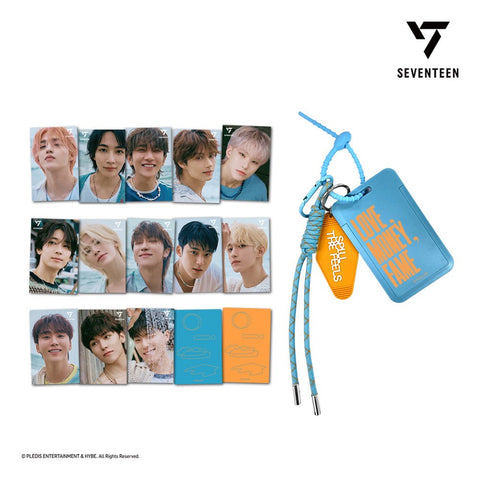 SEVENTEEN - [SPILL THE FEELS] 3D LENTICULAR MINI CARD & CARD HOLDER SET - Baro7 Best Kpop Store