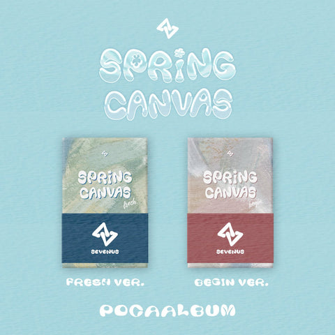 SEVENUS - 1ST MINI ALBUM [SPRING CANVAS] POCAALBUM - KPOPHERO