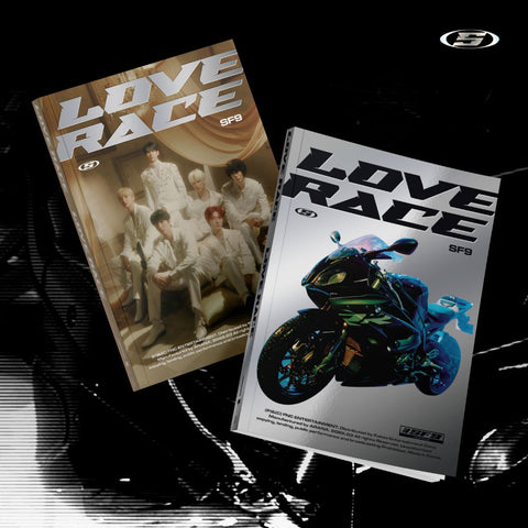 SF9 - 15th Mini Album [LOVE RACE] Standard Ver. - Baro7 Best Kpop Store