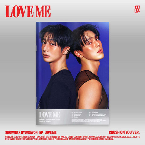 SHOWNU X HYUNGWON - EP [LOVE ME] CRUSH ON YOU Ver. - Baro7 Best Kpop Store