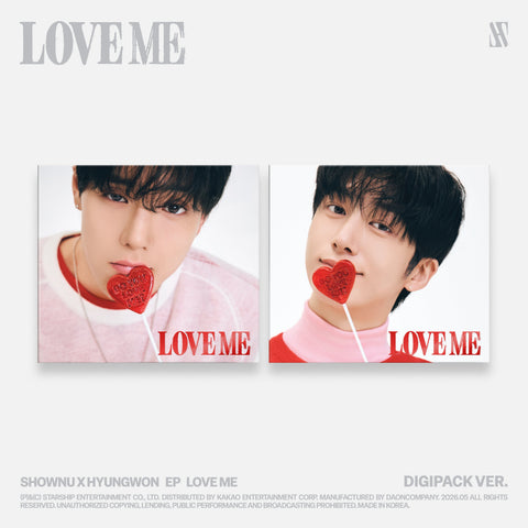 SHOWNU X HYUNGWON - EP [LOVE ME] DIGIPACK Ver. - Baro7 Best Kpop Store