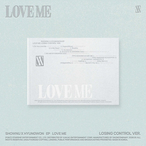 SHOWNU X HYUNGWON - EP [LOVE ME] LOSING CONTROL Ver. - Baro7 Best Kpop Store
