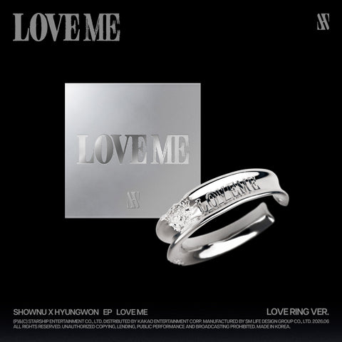 SHOWNU X HYUNGWON - EP [LOVE ME] LOVE RING Ver. - Baro7 Best Kpop Store