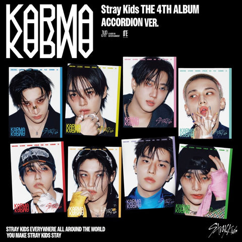 Stray Kids - 4th Album [KARMA] ACCORDION Ver. / GIFT - Baro7 Best Kpop Store