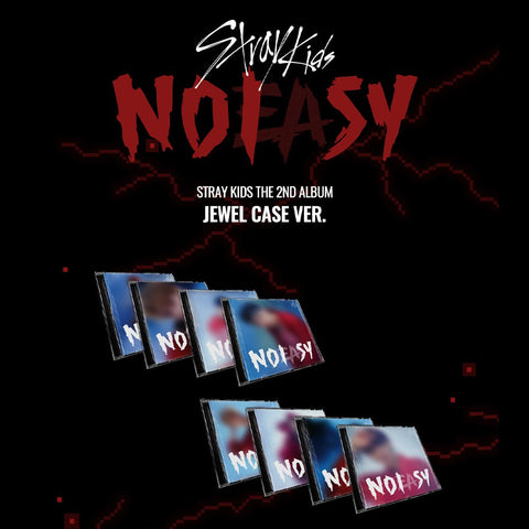 STRAY KIDS - NOEASY [2ND ALBUM] JEWEL CASE Ver. - Baro7 Best Kpop Store