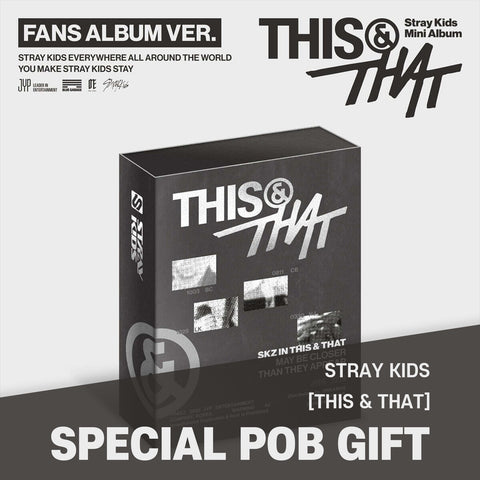 Stray Kids - [THIS & THAT] FANS ALBUM Ver. / GIFT - Baro7 Best Kpop Store