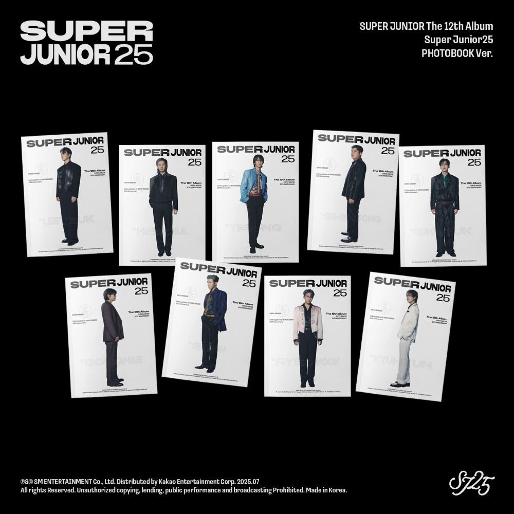 SET] Super Junior - 12th Album [Super Junior25] PHOTOBOOK Ver