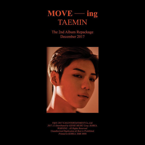 TAEMIN - ALBUM VOL.2 repackage [MOVE - ing] - Baro7 Best Kpop Store