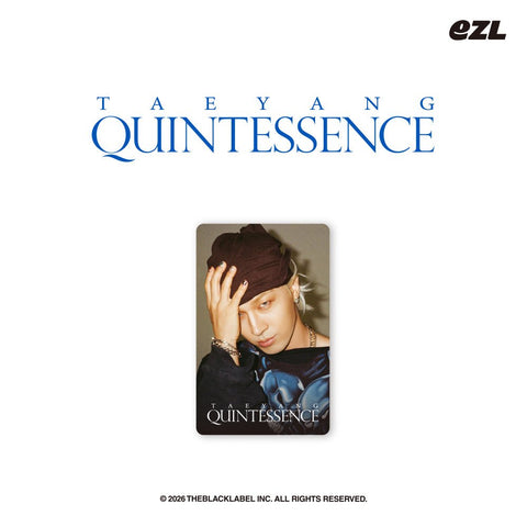 TAEYANG - [QUINTESSENCE] EZL Transportation Card (Korea) - Baro7 Best Kpop Store