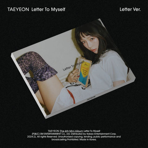 TAEYEON - 6th Mini Album [Letter To Myself] Letter Ver. - Baro7 Best Kpop Store