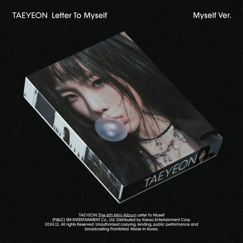 TAEYEON - 6th Mini Album [Letter To Myself] Myself Ver. - Baro7 Best Kpop Store