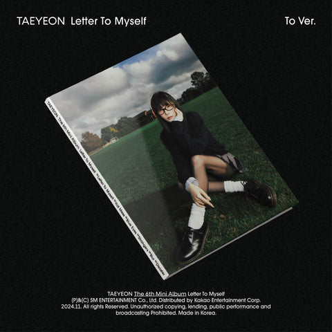 TAEYEON - 6th Mini Album [Letter To Myself] To Ver. - Baro7 Best Kpop Store