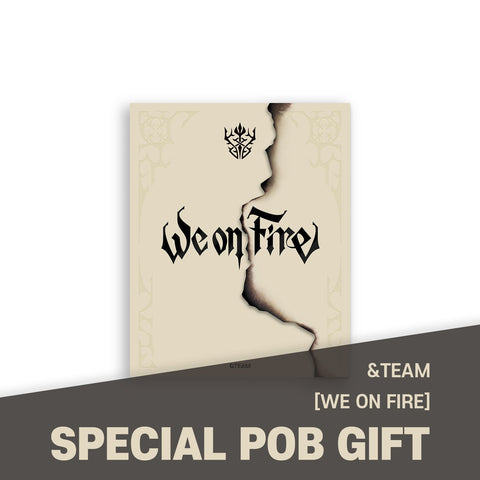 &TEAM - 3rd EP [We on Fire] LIMITED EDITION / GIFT - Baro7 Best Kpop Store