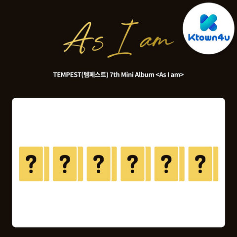 TEMPEST - 7th Mini Album [As I am] Photobook Ver. / GIFT - Baro7 Best Kpop Store