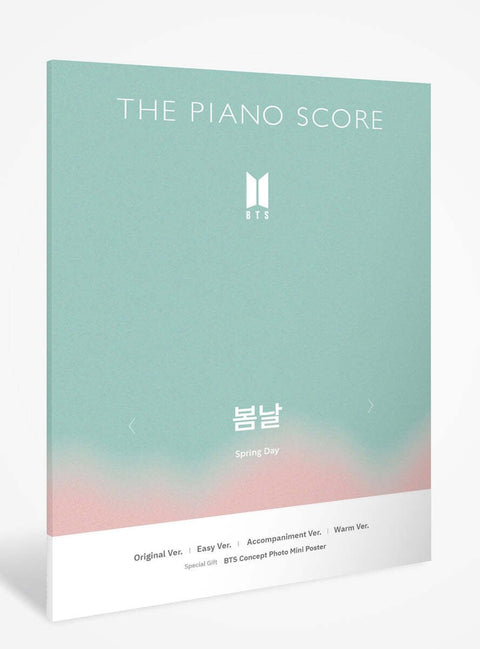 THE PIANO SCORE : BTS (방탄소년단) '봄날 (Spring Day)' - Baro7 Best Kpop Store