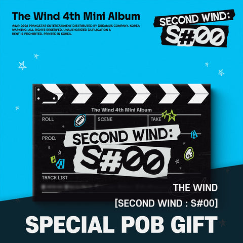 The Wind - 4th Mini Album [Second wind : S00] Photobook Ver. / GIFT - Baro7 Best Kpop Store