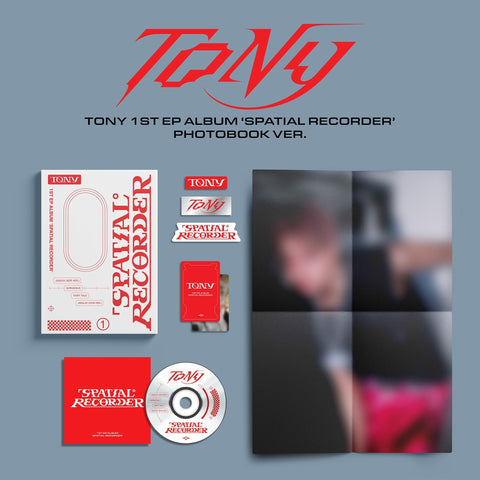 TONY - 1st EP [SPATIAL RECORDER] PHOTOBOOK Ver. - KPOPHERO