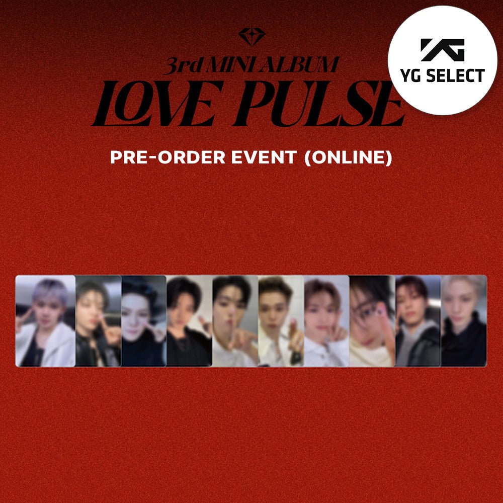 TREASURE - 3rd Mini Album [LOVE PULSE] ROCKCHIC Ver. / GIFT