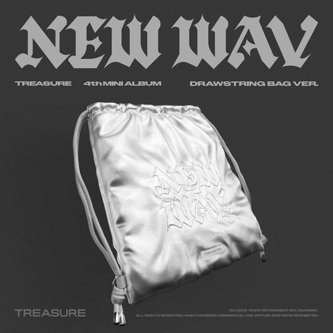 TREASURE - 4th Mini Album [NEW WAV] DRAWSTRING BAG Ver. (Limited Edition) - Baro7 Best Kpop Store