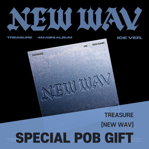 TREASURE - 4th Mini Album [NEW WAV] ICE Ver. / GIFT - Baro7 Best Kpop Store