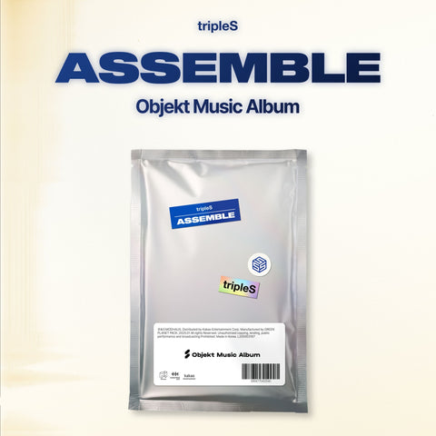 tripleS - Mini Album [ASSEMBLE] Objekt Music Album - Baro7 Best Kpop Store