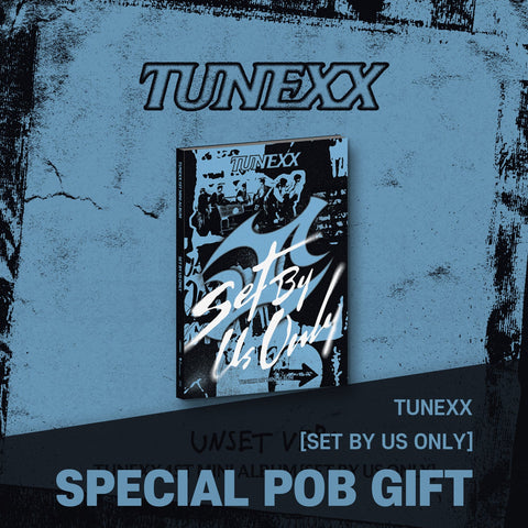 TUNEXX - 1st Mini Album [SET BY US ONLY] UNSET Ver. / GIFT - Baro7 Best Kpop Store