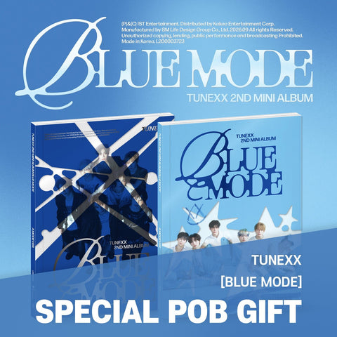 TUNEXX - 2nd Mini Album [BLUE MODE] / GIFT - Baro7 Best Kpop Store