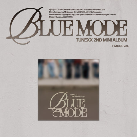 TUNEXX - 2nd Mini Album [BLUE MODE] T MODE Ver. - Baro7 Best Kpop Store